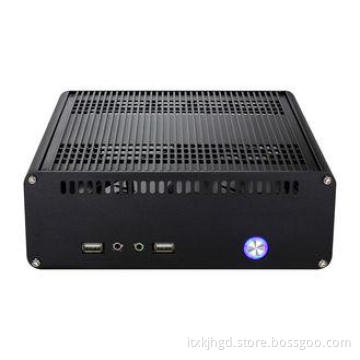Black Industrial Mini Computer Cabinets ,Aluminum Mini IPC